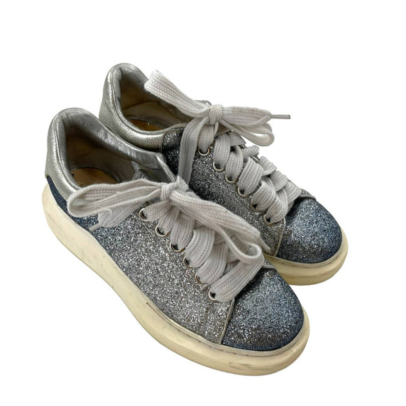 Alexander, McQueen MCQ sneaker and silver glitter - Picture 1 of 8